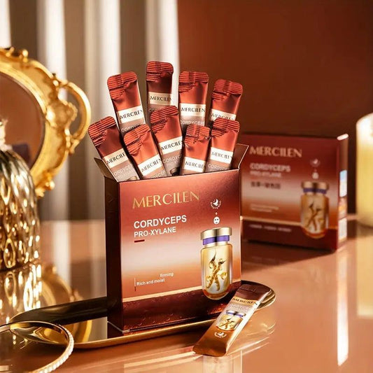 Cordyceps dvigubo poveikio naktinė veido kaukė su niacinamidu, 4 ml