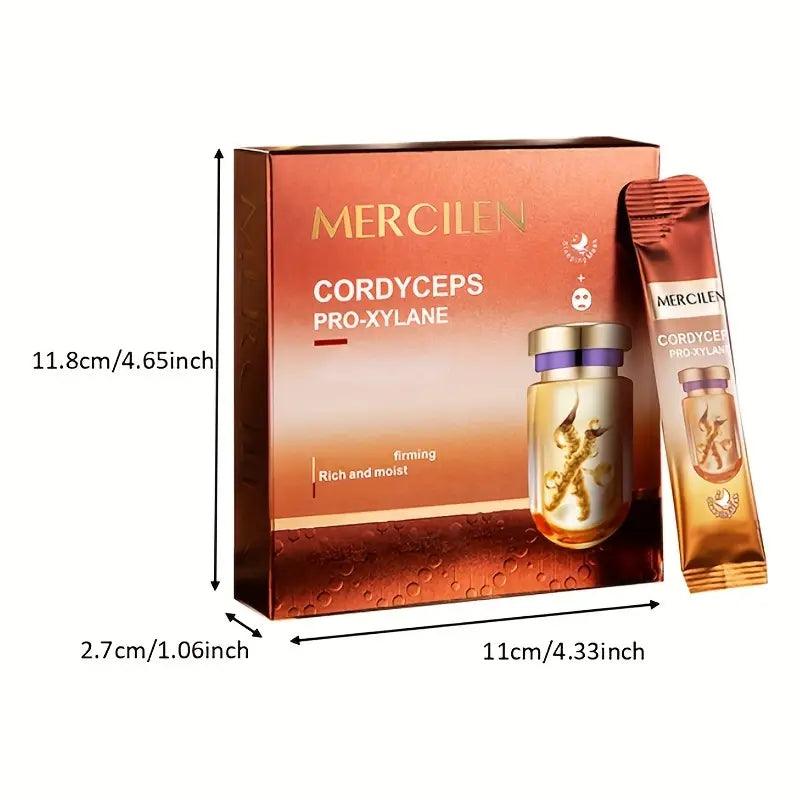 Cordyceps dvigubo poveikio naktinė veido kaukė su niacinamidu, 4 ml