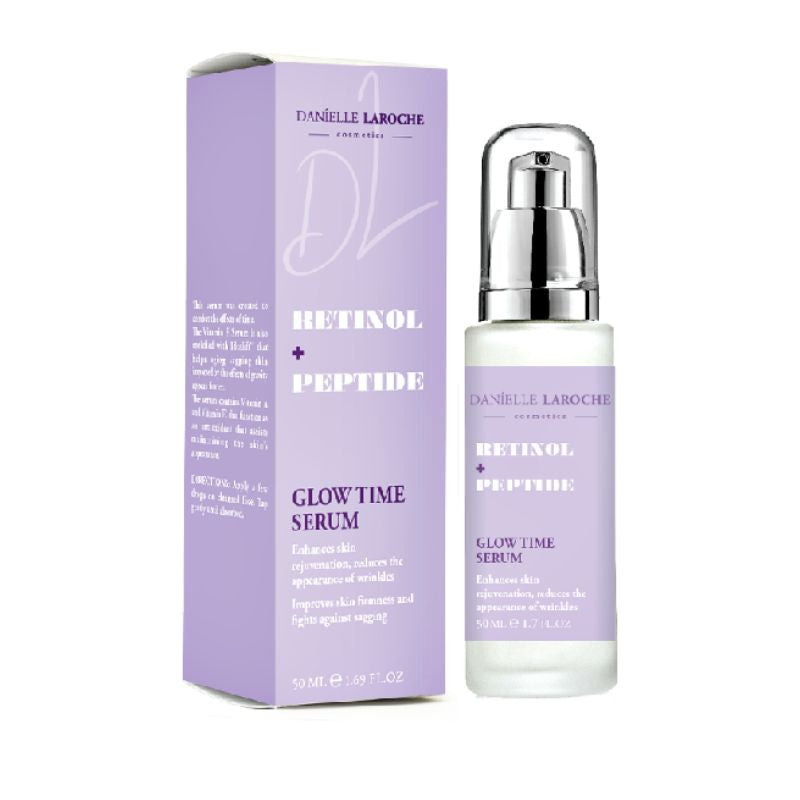 DANIELLE LAROCHE Glow Time serumas veidui su retinoliu ir peptidais, 50 ml