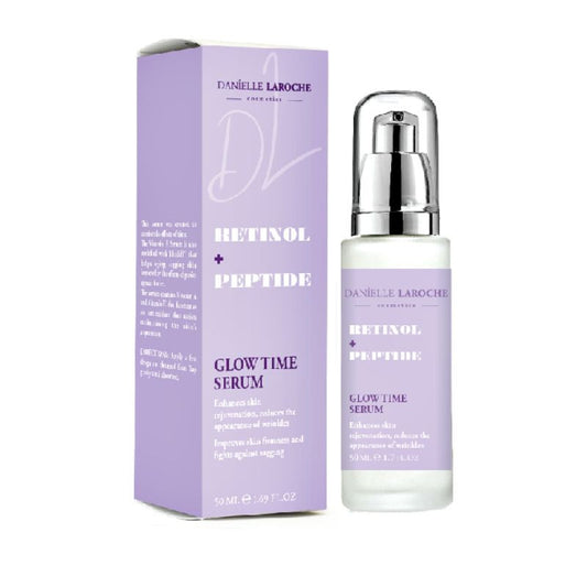 DANIELLE LAROCHE Glow Time serumas veidui, retinolis ir peptidai, 50 ml